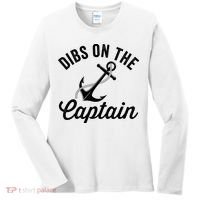 Dibs on The Captain Funny Captain Wife Women's Long Sleeve Shirt thumb 0