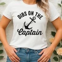 Dibs on The Captain Funny Captain Wife Women's T-Shirt thumb 2