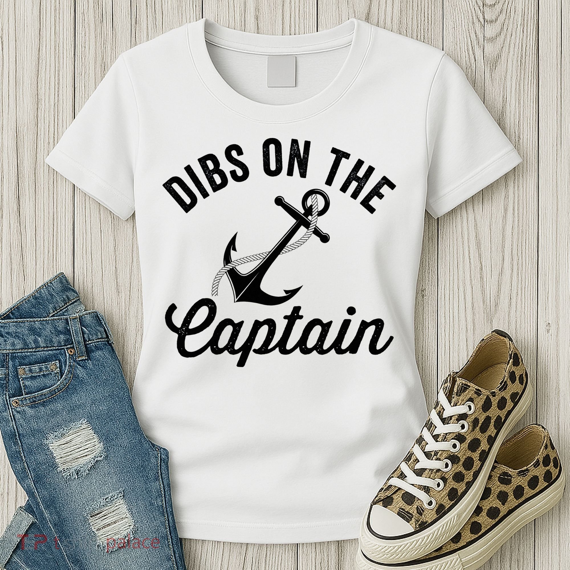 Dibs on The Captain Funny Captain Wife Women's T-Shirt
