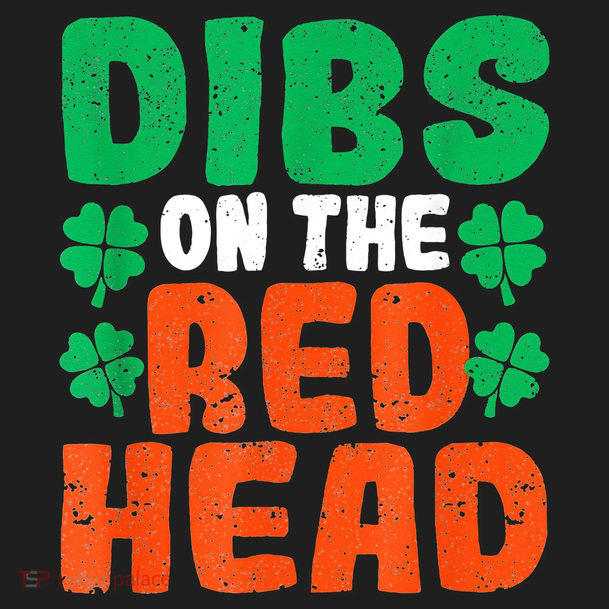 Dibs On The Redhead Irish Shamrock St Patrick's Day Drinking Beanie