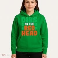 Dibs On The Redhead Irish Shamrock St Patrick's Day Drinking Hoodie thumb 5
