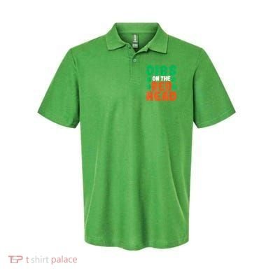 Dibs On The Redhead Irish Shamrock St Patrick's Day Drinking Polo