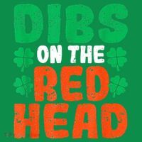 Dibs On The Redhead Irish Shamrock St Patrick's Day Drinking Ornament thumb 1