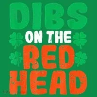 Dibs On The Redhead Irish Shamrock St Patrick's Day Drinking Toddler Hoodie thumb 2
