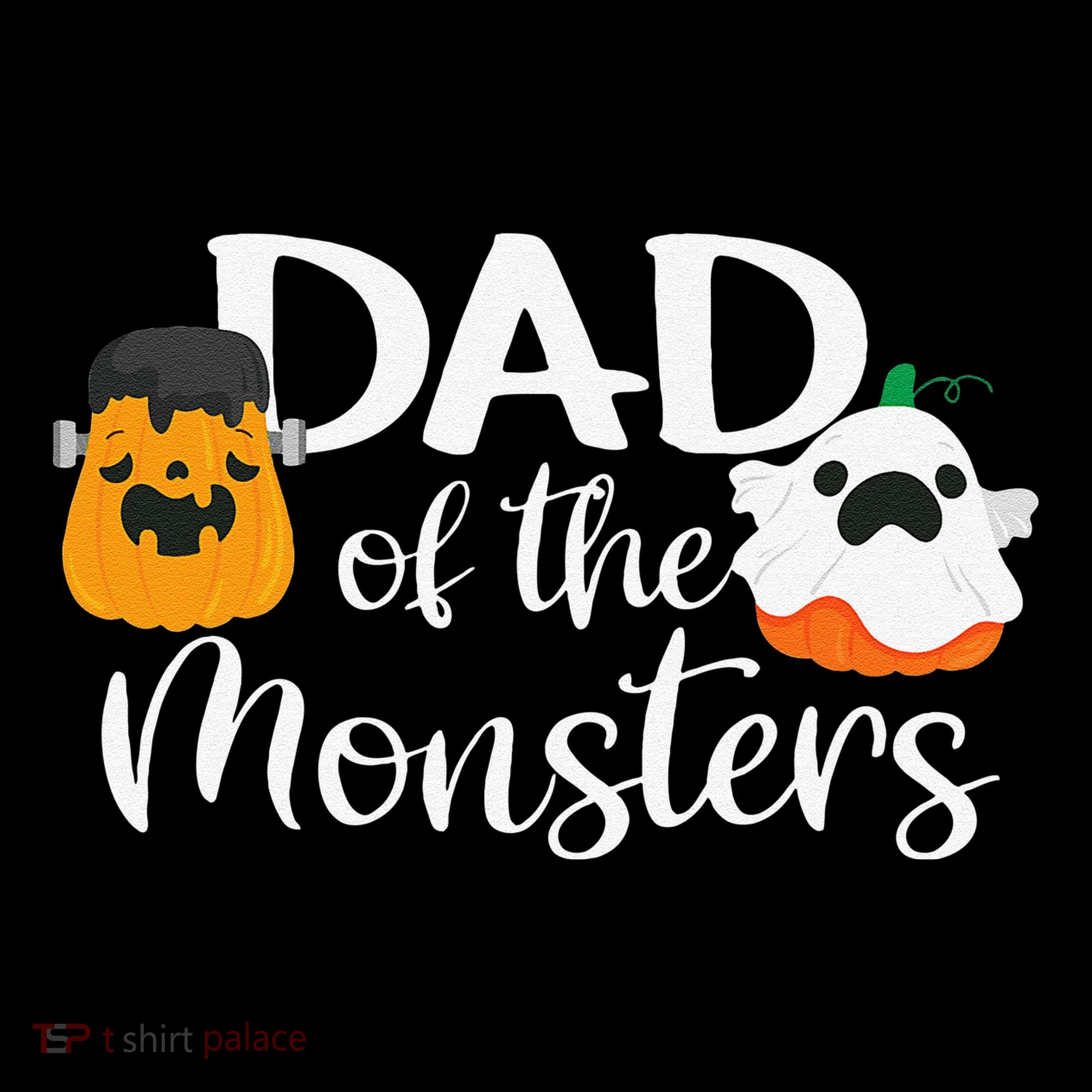 Dad Of The Monsters Funny Halloween Season Spooky Father Coffee Mug