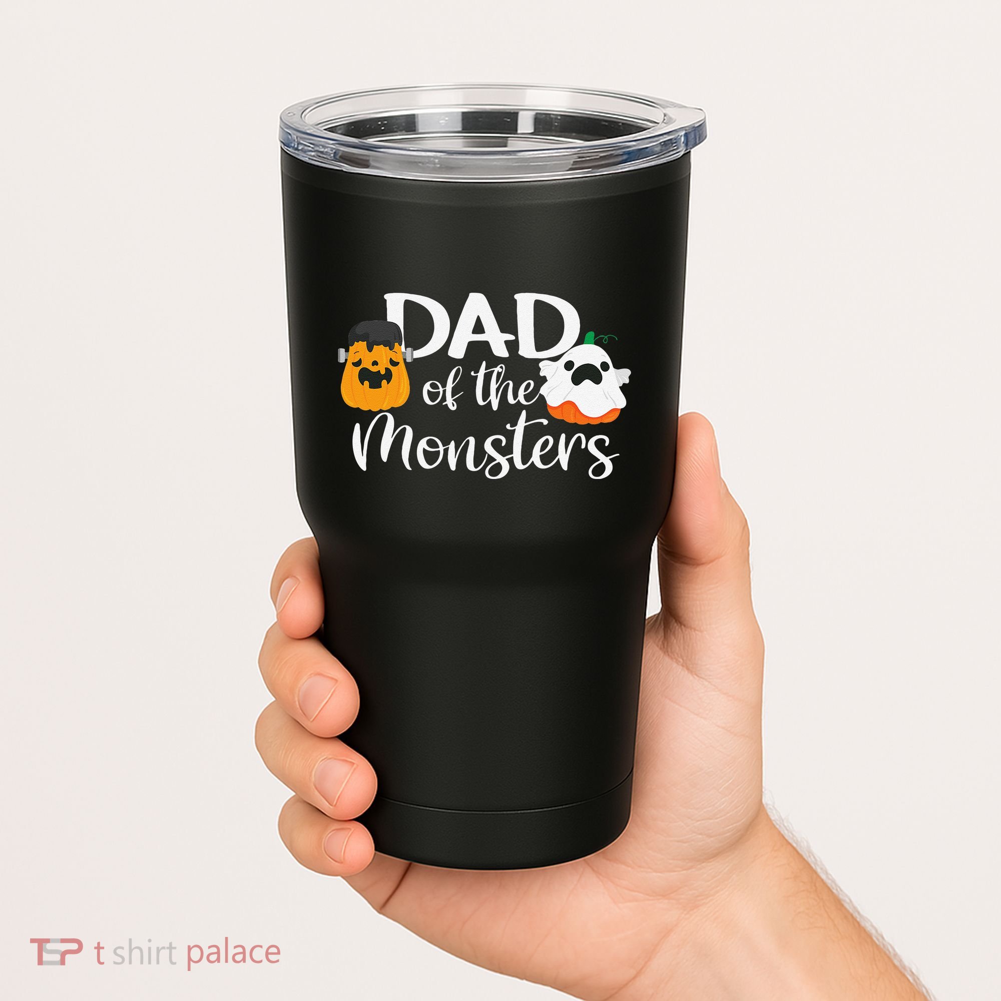 Dad Of The Monsters Funny Halloween Season Spooky Father Tumbler