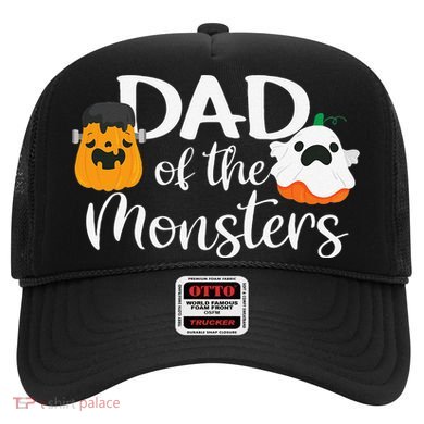 Dad Of The Monsters Funny Halloween Season Spooky Father Hat