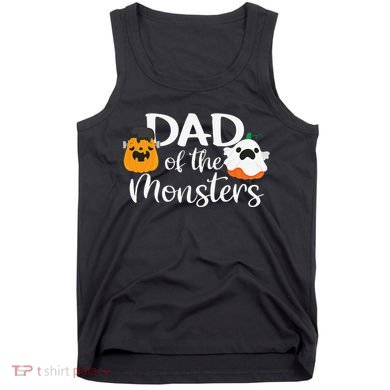 Dad Of The Monsters Funny Halloween Season Spooky Father Tank Top