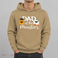 Dad Of The Monsters Funny Halloween Season Spooky Father Hoodie thumb 0