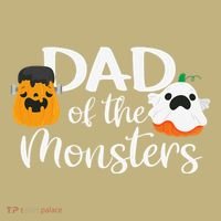Dad Of The Monsters Funny Halloween Season Spooky Father Long Sleeve Shirt thumb 2