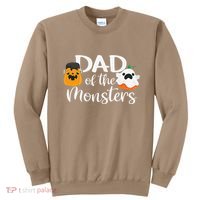 Dad Of The Monsters Funny Halloween Season Spooky Father Sweatshirt thumb 0