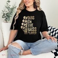 Dibs On The Bass Player Guitar Musician Comfort Colors T-Shirt thumb 2