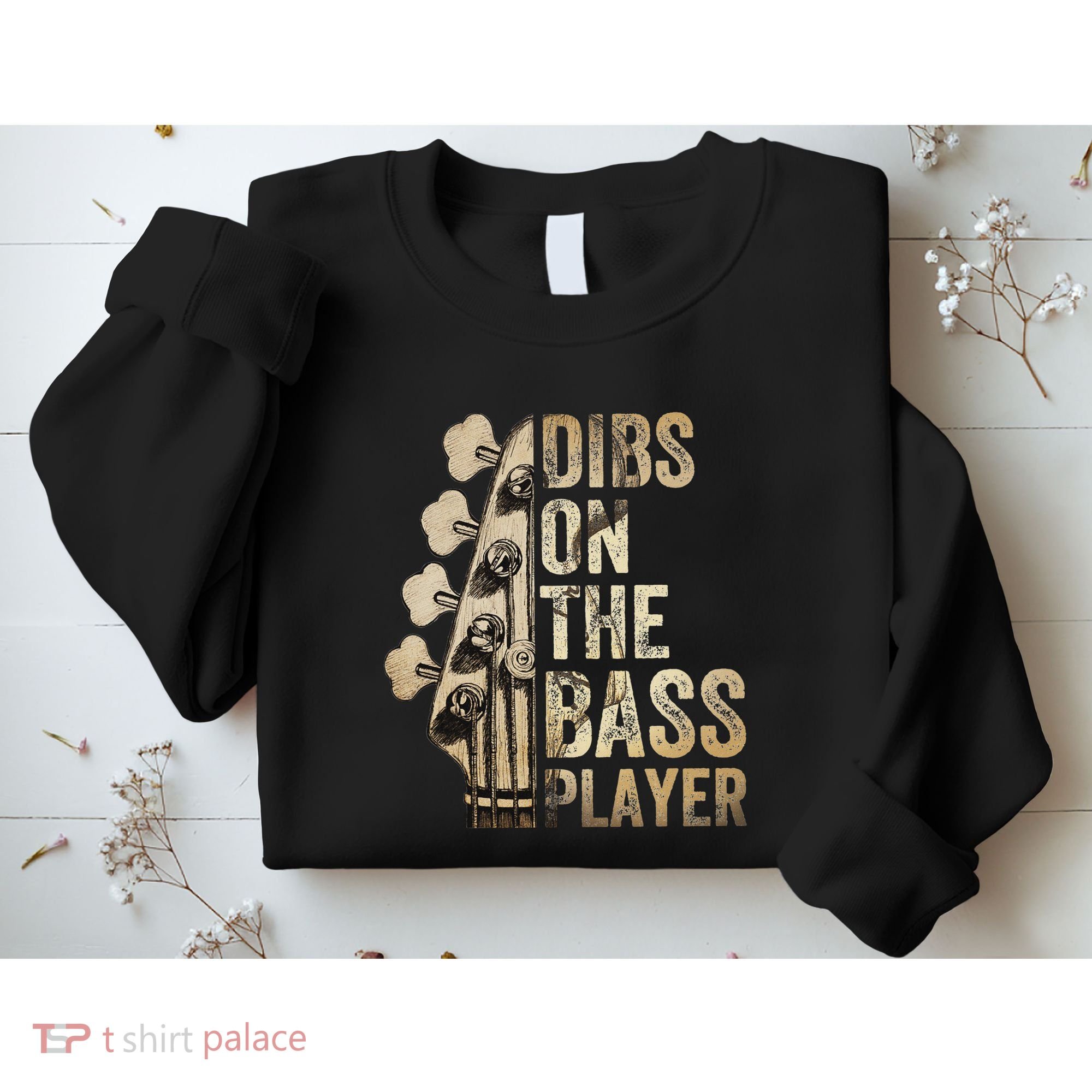 Dibs On The Bass Player Guitar Musician Sweatshirt