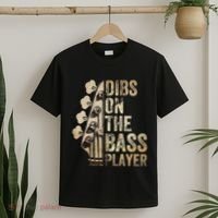 Dibs On The Bass Player Guitar Musician T-Shirt thumb 2