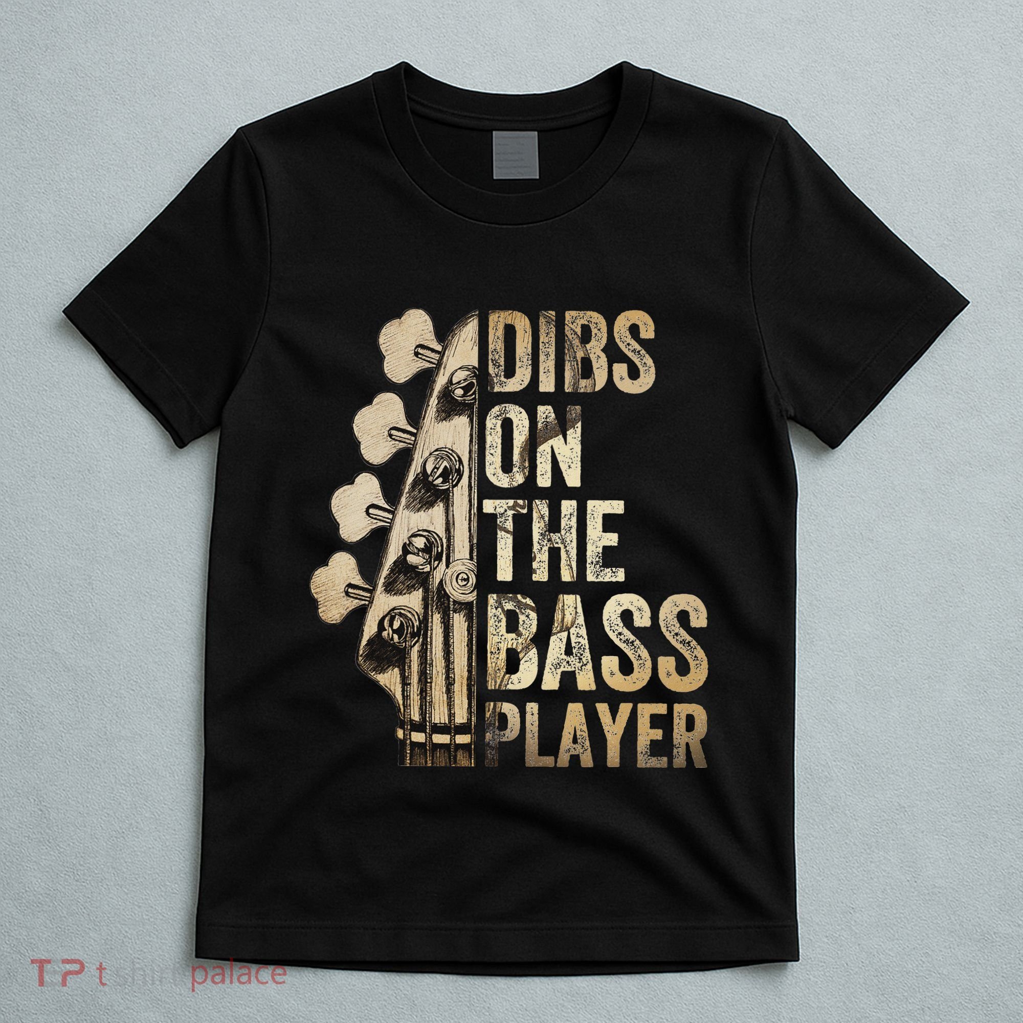 Dibs On The Bass Player Guitar Musician T-Shirt