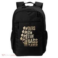 Dibs On The Bass Player Guitar Musician Backpack thumb 0