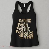 Dibs On The Bass Player Guitar Musician Women's Tank Top thumb 3