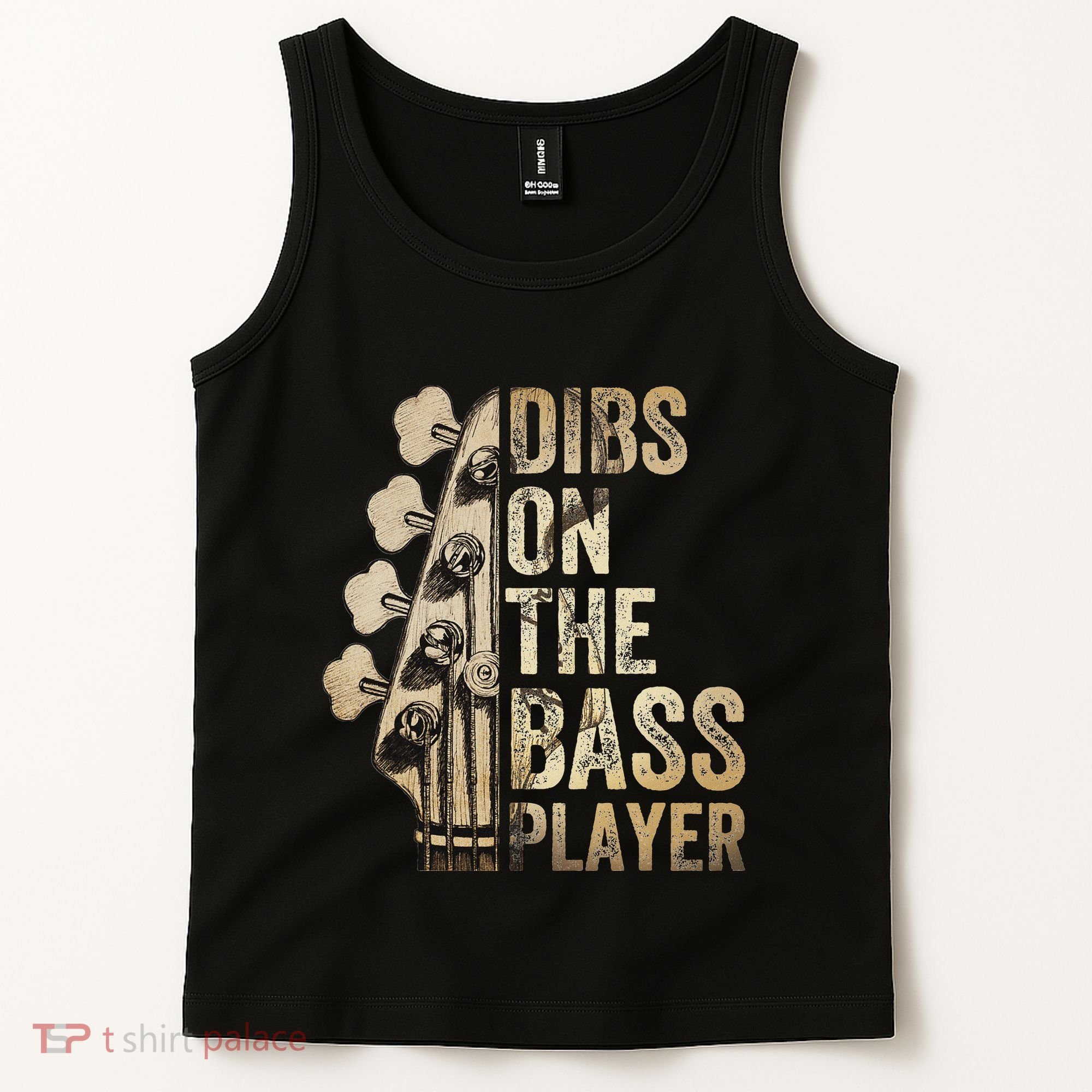 Dibs On The Bass Player Guitar Musician Tank Top