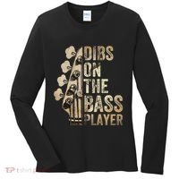Dibs On The Bass Player Guitar Musician Women's Long Sleeve Shirt thumb 0