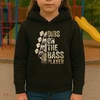 Dibs On The Bass Player Guitar Musician Kids Hoodie thumb 3