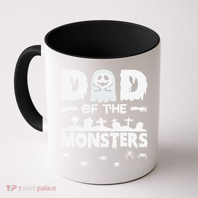 Dad Of The Monsters Spooky Funny Dad Halloween Costume Coffee Mug