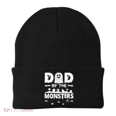 Dad Of The Monsters Spooky Funny Dad Halloween Costume Beanie