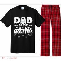 Dad Of The Monsters Spooky Funny Dad Halloween Costume Pajama Set thumb 0