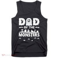Dad Of The Monsters Spooky Funny Dad Halloween Costume Tank Top thumb 0