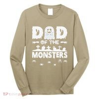 Dad Of The Monsters Spooky Funny Dad Halloween Costume Long Sleeve Shirt thumb 0