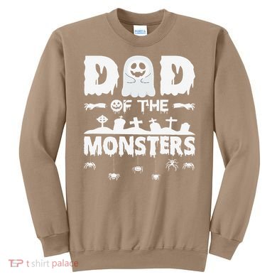 Dad Of The Monsters Spooky Funny Dad Halloween Costume Sweatshirt