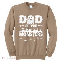 Dad Of The Monsters Spooky Funny Dad Halloween Costume Sweatshirt thumb 0
