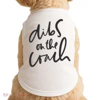 Dibs On The Coach Wife Doggie Tank thumb 0