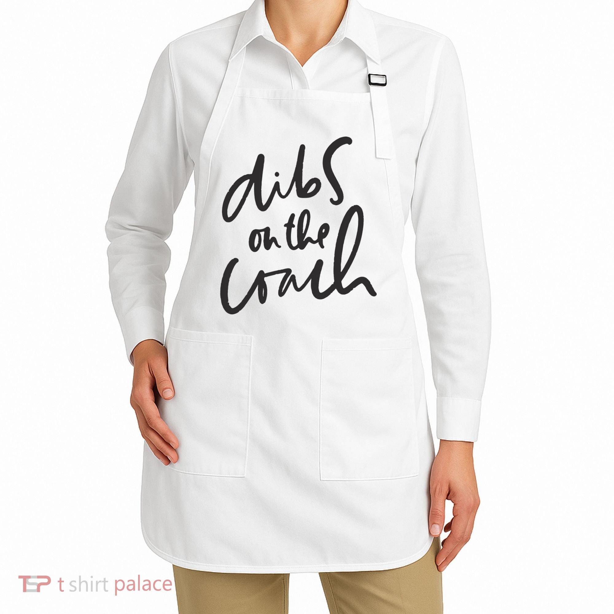Dibs On The Coach Wife Apron