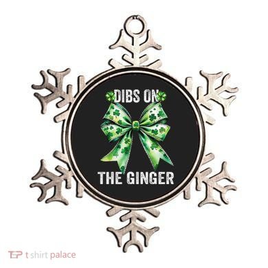 Dibs On The Ginger St PatrickS Coquette Bow Shamrock Women Ornament