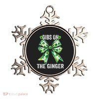 Dibs On The Ginger St PatrickS Coquette Bow Shamrock Women Ornament thumb 0