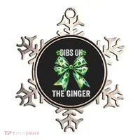 Dibs On The Ginger St PatrickS Coquette Bow Shamrock Women Ornament thumb 0
