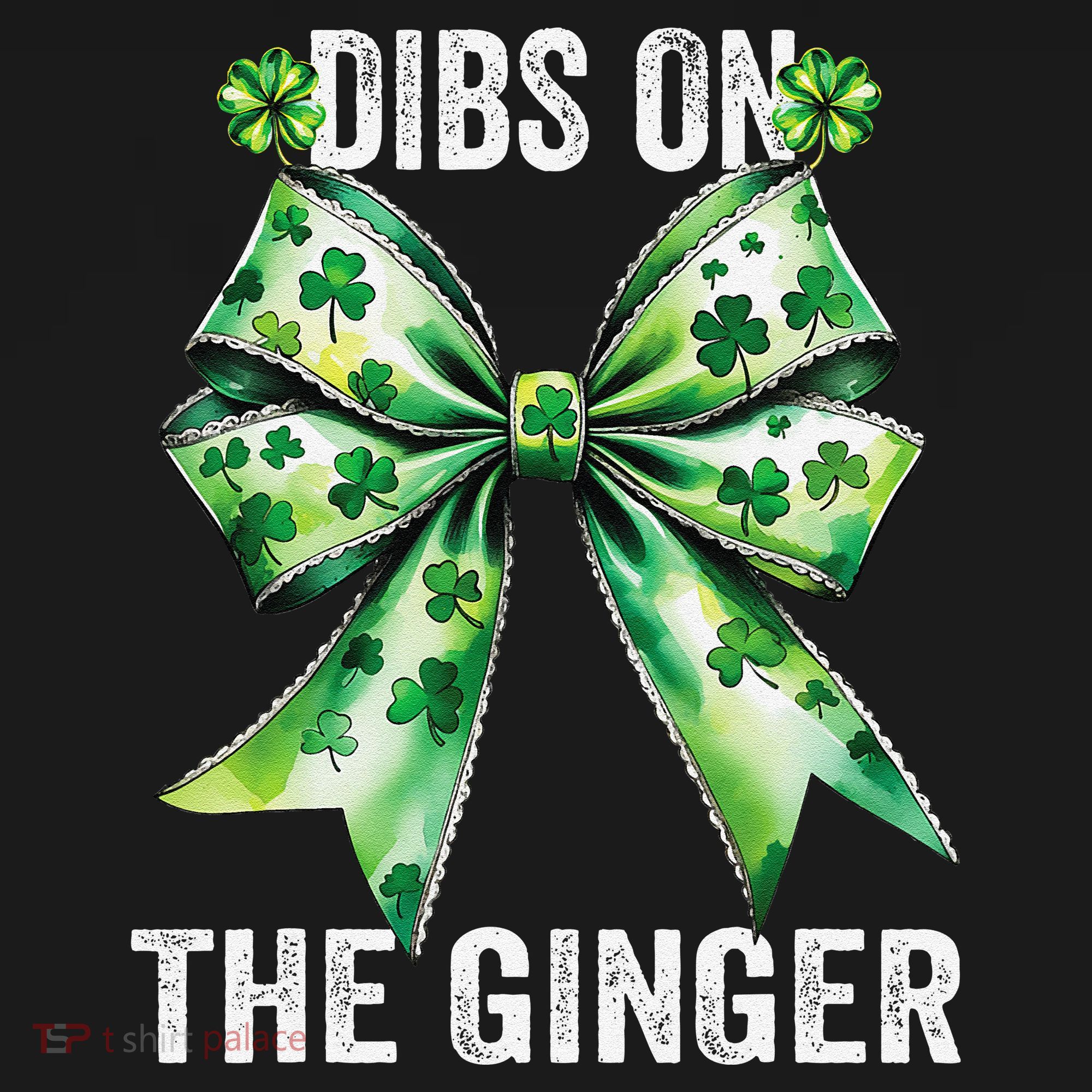 Dibs On The Ginger St PatrickS Coquette Bow Shamrock Women Women's Tank Top