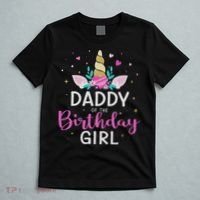 Daddy Of The Birthday Girl Matching Family Unicorn Party T-Shirt thumb 5