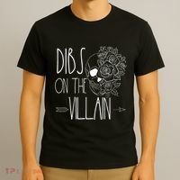 Dibs On The Villain Spicy Books Women Smutty Merch Romantasy T-Shirt thumb 3