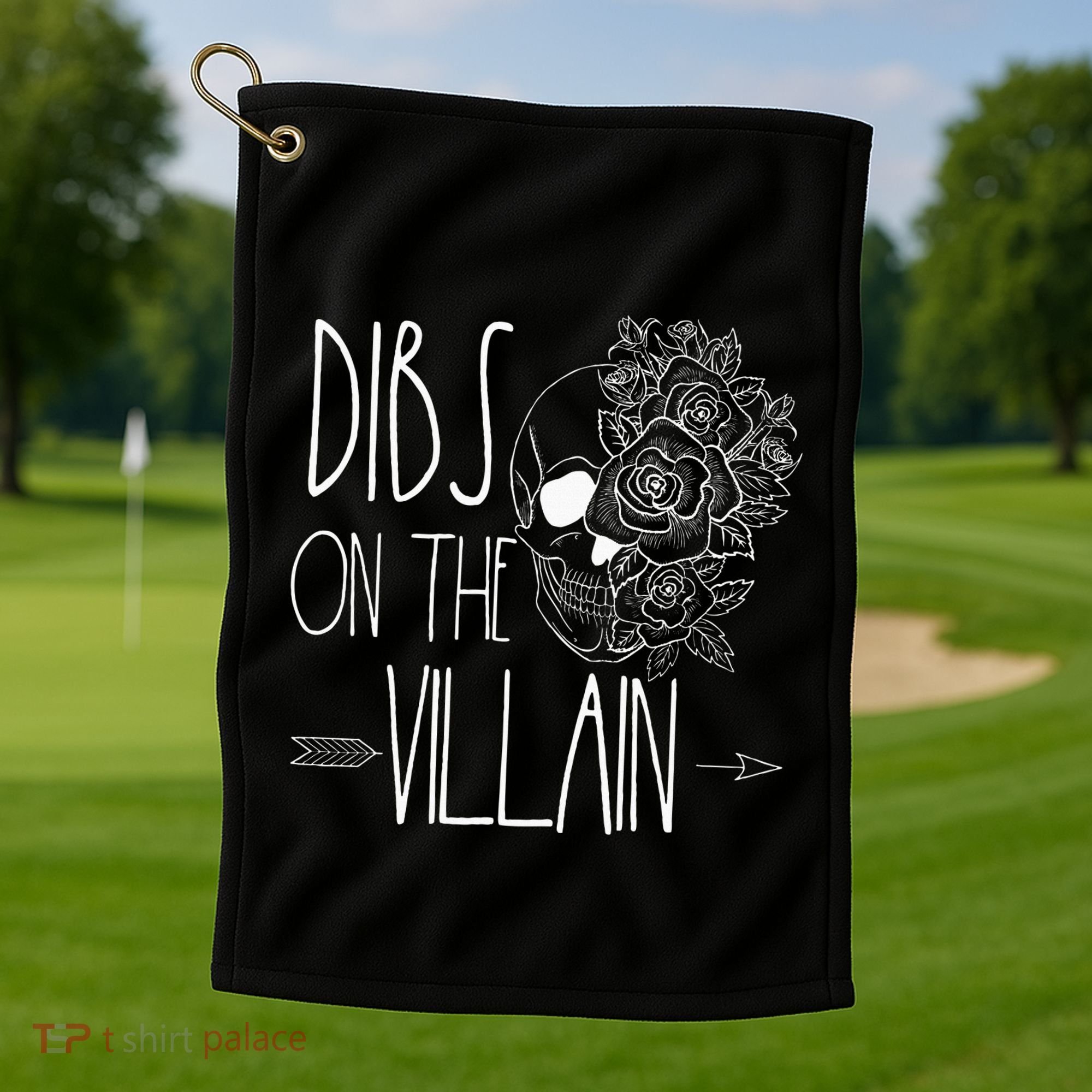 Dibs On The Villain Spicy Books Women Smutty Merch Romantasy Golf Towel
