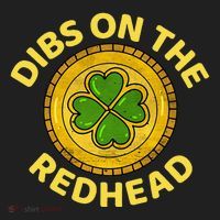 Dibs On The Redhead Ginger Drinking Irish St Patricks Day Women's Sweatshirt thumb 2