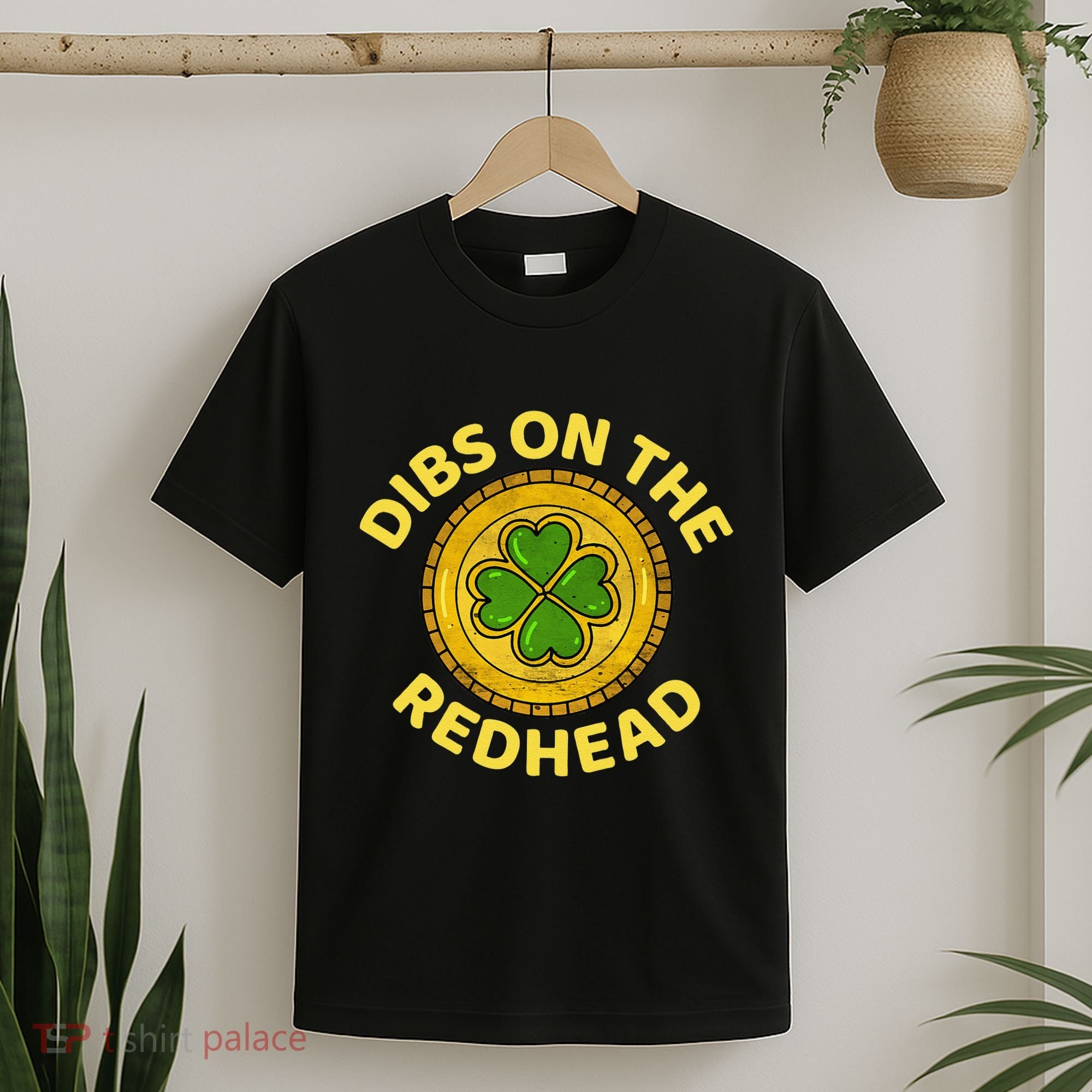 Dibs On The Redhead Ginger Drinking Irish St Patricks Day T-Shirt