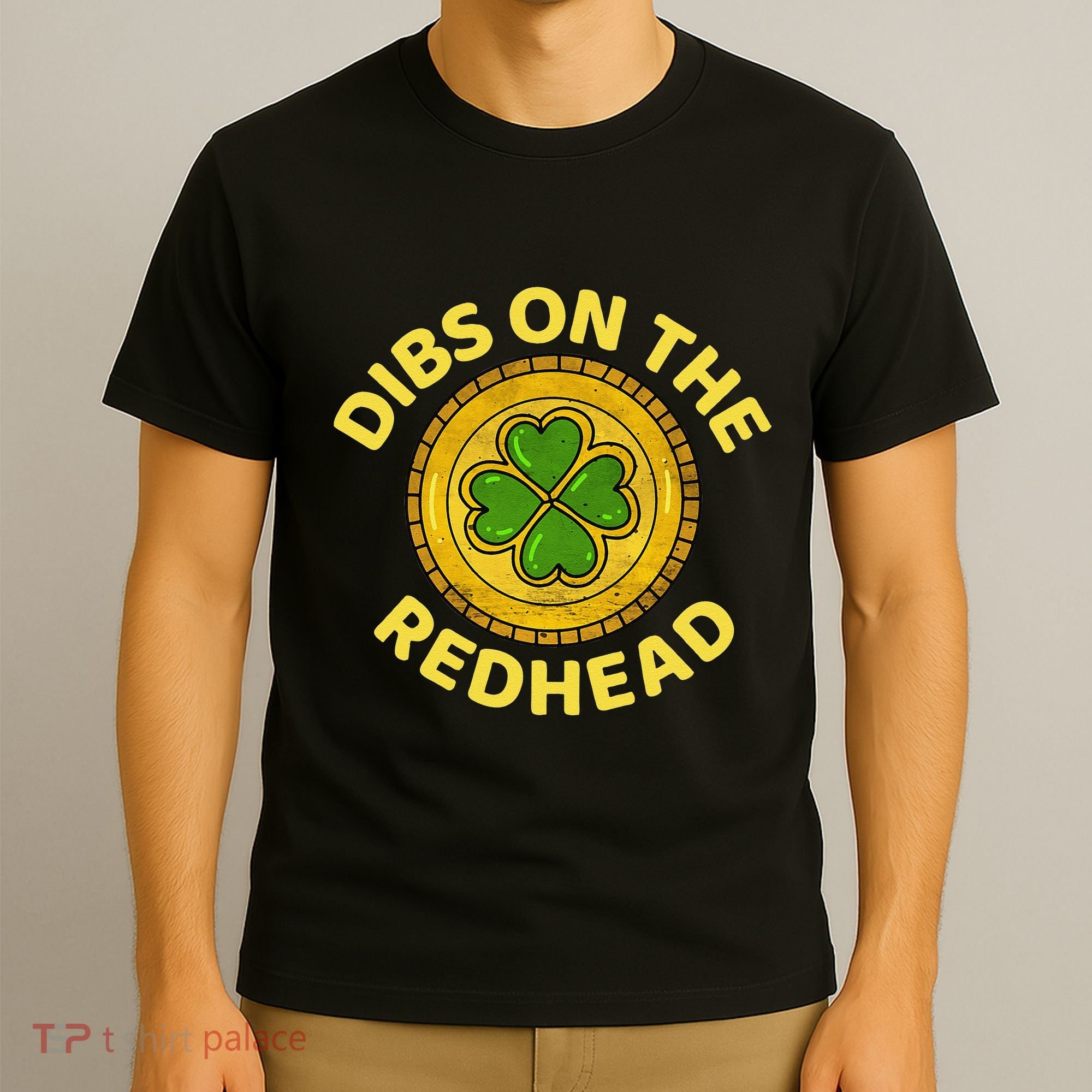 Dibs On The Redhead Ginger Drinking Irish St Patricks Day T-Shirt