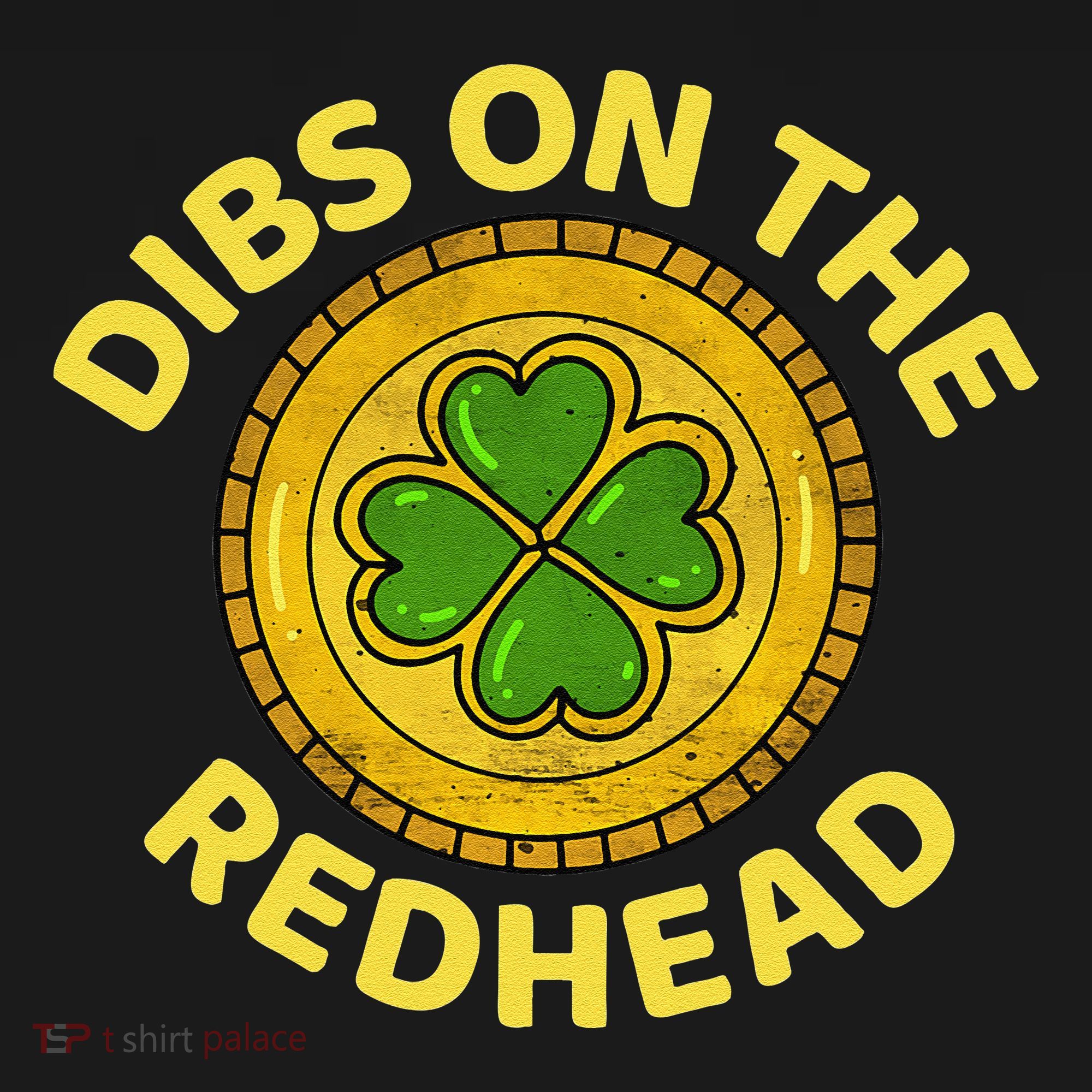 Dibs On The Redhead Ginger Drinking Irish St Patricks Day Women's Tank Top