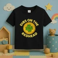 Dibs On The Redhead Ginger Drinking Irish St Patricks Day Toddler T-Shirt thumb 3
