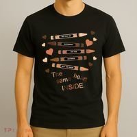 Different On The Outside Same Heart Inside T-Shirt thumb 3