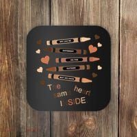 Different On The Outside Same Heart Inside Coaster thumb 0