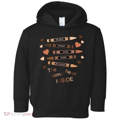 Different On The Outside Same Heart Inside Toddler Hoodie