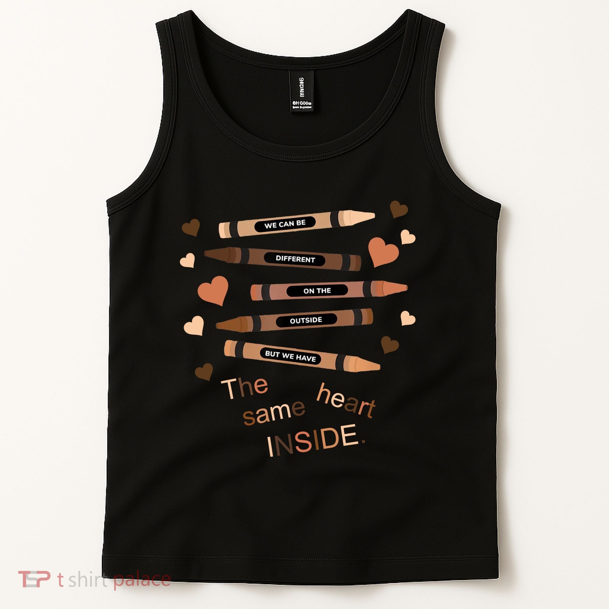 Different On The Outside Same Heart Inside Tank Top