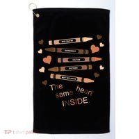 Different On The Outside Same Heart Inside Golf Towel thumb 0